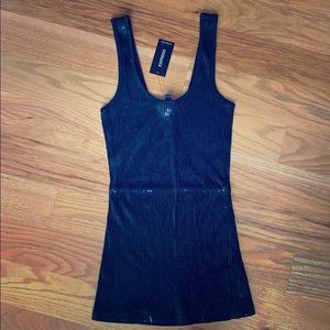EXPRESS black sequin tank top
